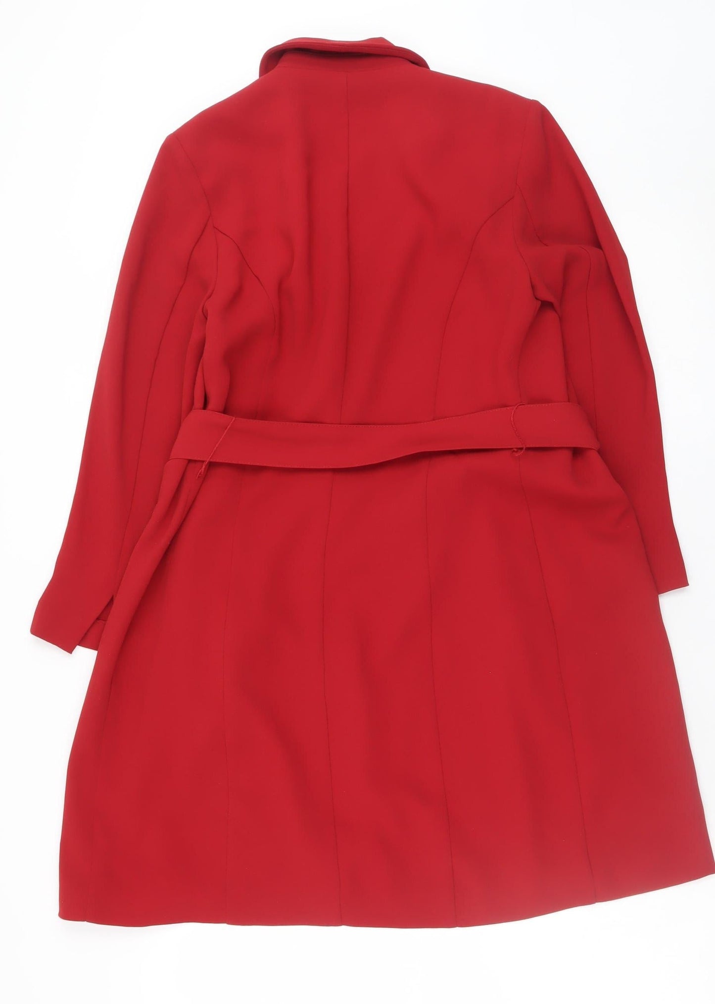 Womens UK Size 6 H&M Red Trench Coat