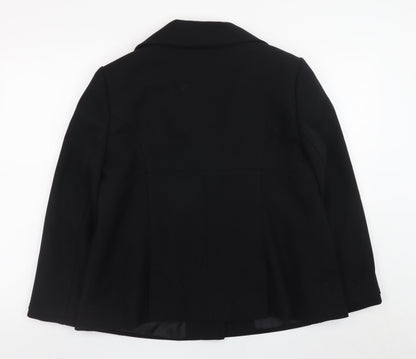 E-vie Women’s Black Blazer UK 16 Short Single Button Jacket