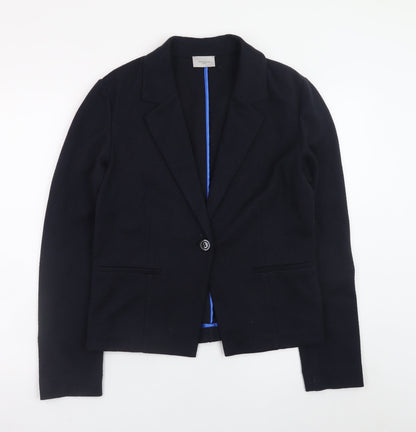 Marella Sport Women's Black L Jersey Blazer Jacket