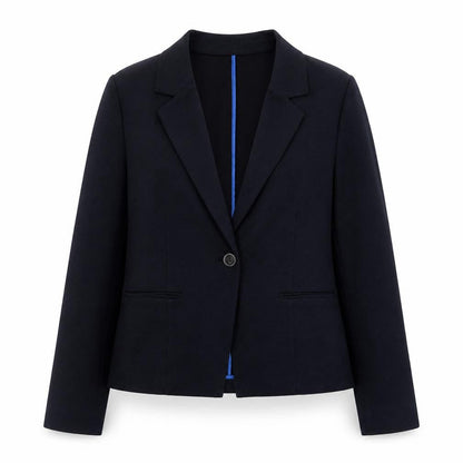 Marella Sport Women's Black L Jersey Blazer Jacket
