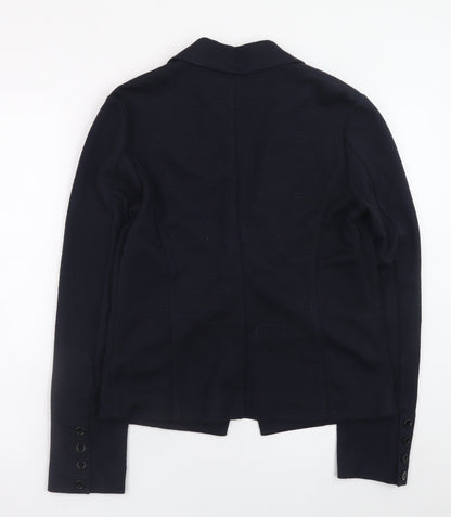 Marella Sport Women's Black L Jersey Blazer Jacket