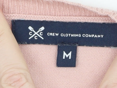 Womens UK Size M Crew Clothing Company Pink Wrap Jumper
