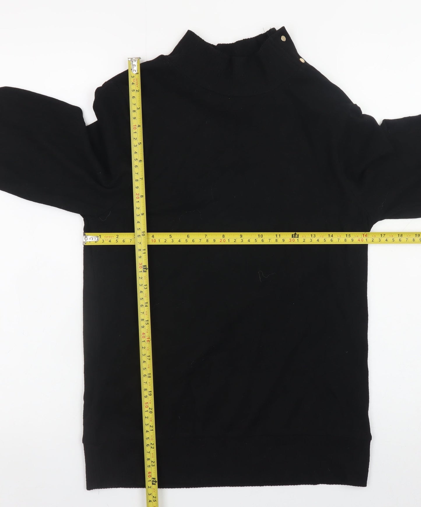 Next Women’s Black Mock Neck Long Sleeve Pullover Jumper Size S