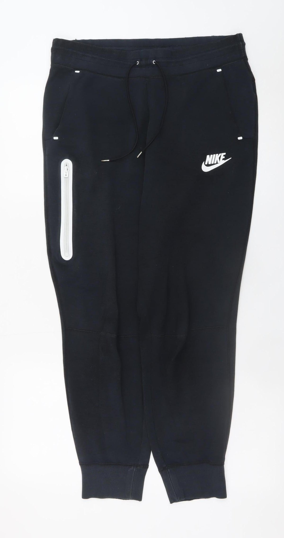 Nike Men’s Black Jogger Trousers M Regular Cotton Blend