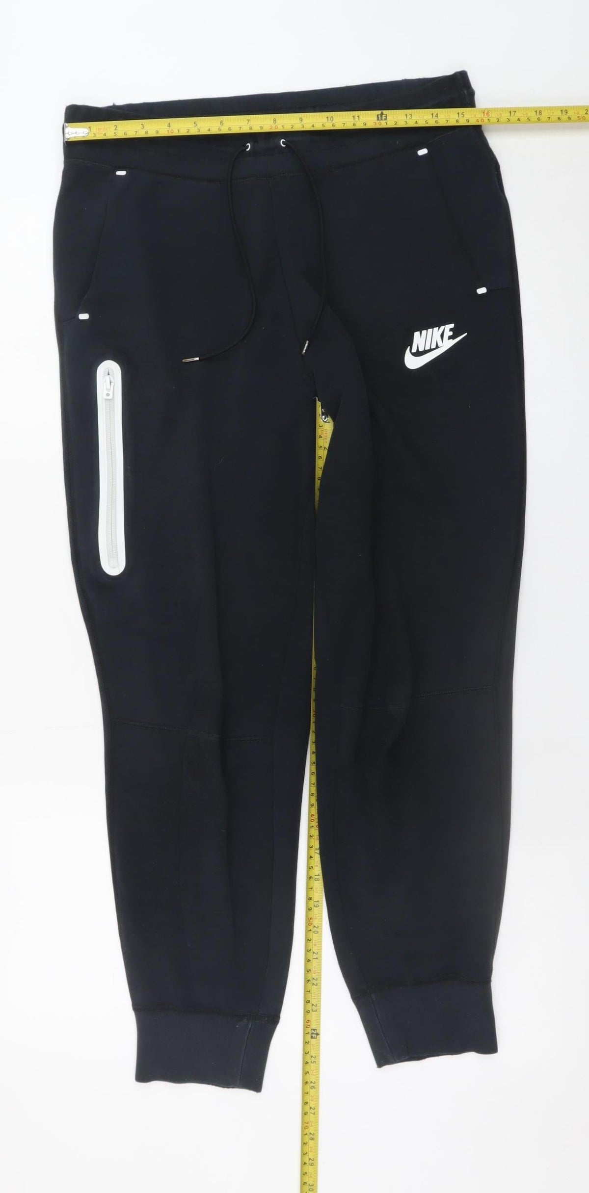 Nike Men’s Black Jogger Trousers M Regular Cotton Blend