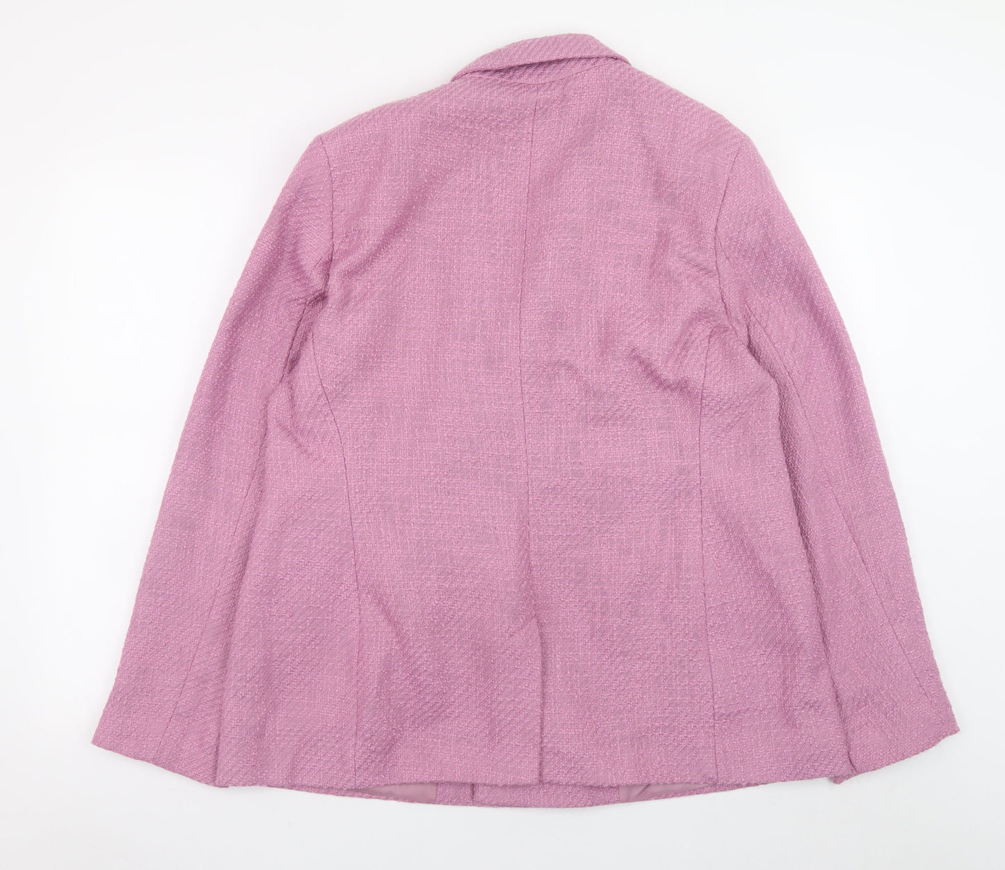 Tu Women’s Pink Double Breasted Blazer Jacket Size 18 Polyester