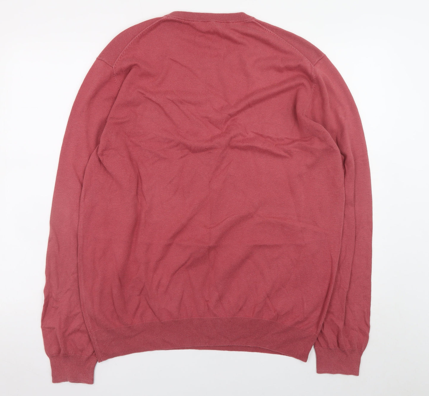 Mens UK Size XL Crew Clothing Company Red Pullover Jumper