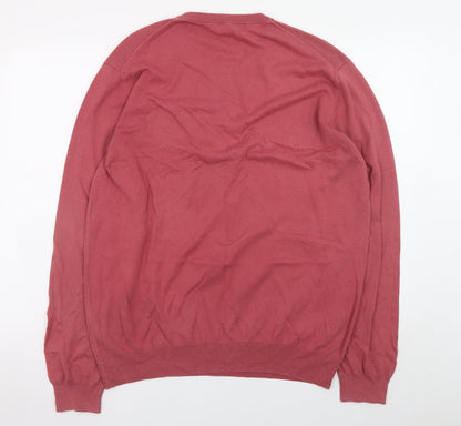 Mens UK Size XL Crew Clothing Company Red Pullover Jumper