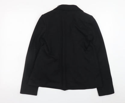 Miss Selfridge Women’s Black Blazer UK 10 Classic Work Jacket