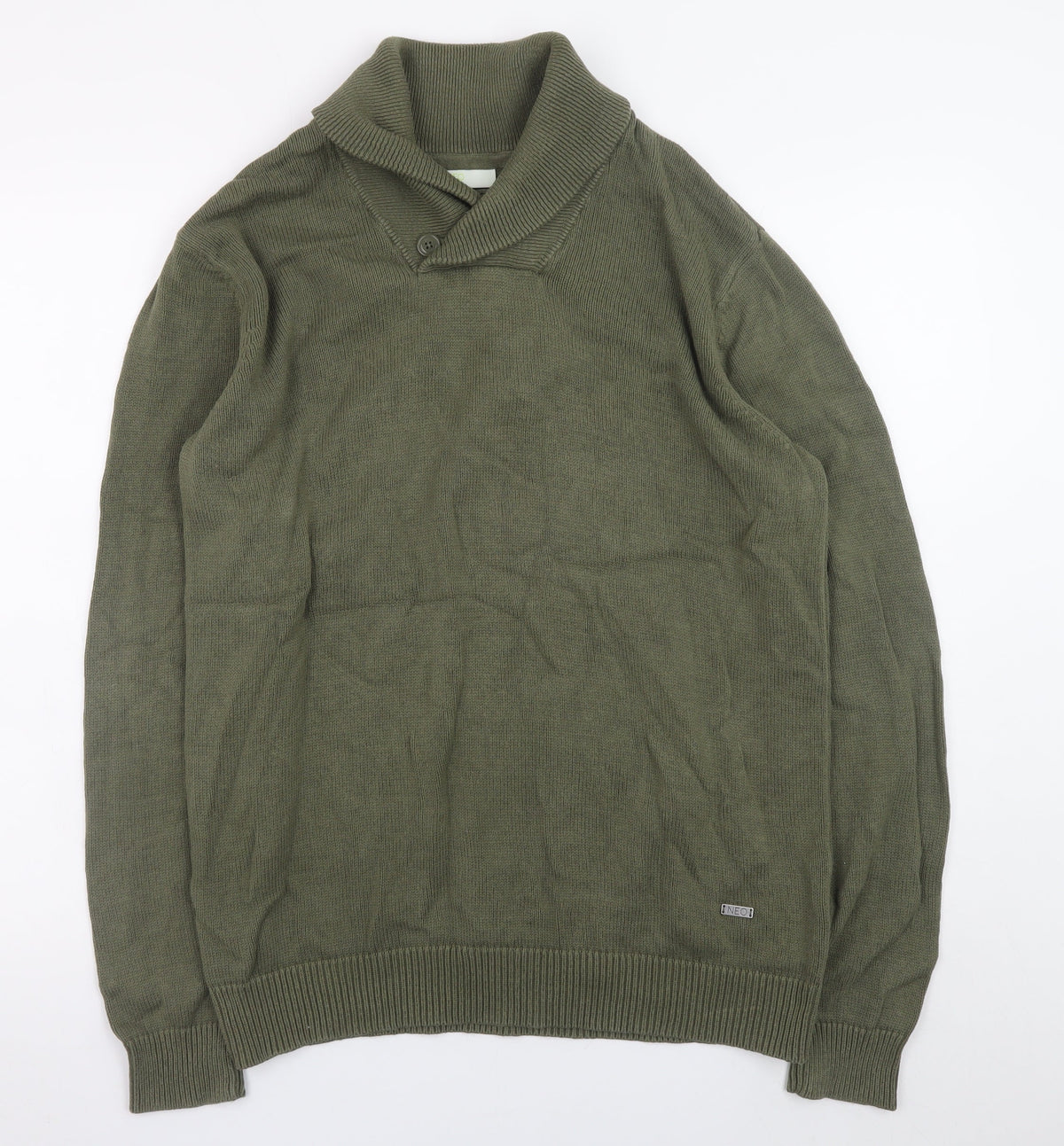 Mens UK Size L adidas Green Pullover Jumper