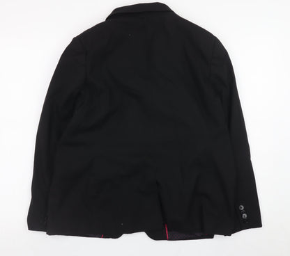 Next Petite Women's Black Blazer Jacket Size 18P Classic Formal Workwear