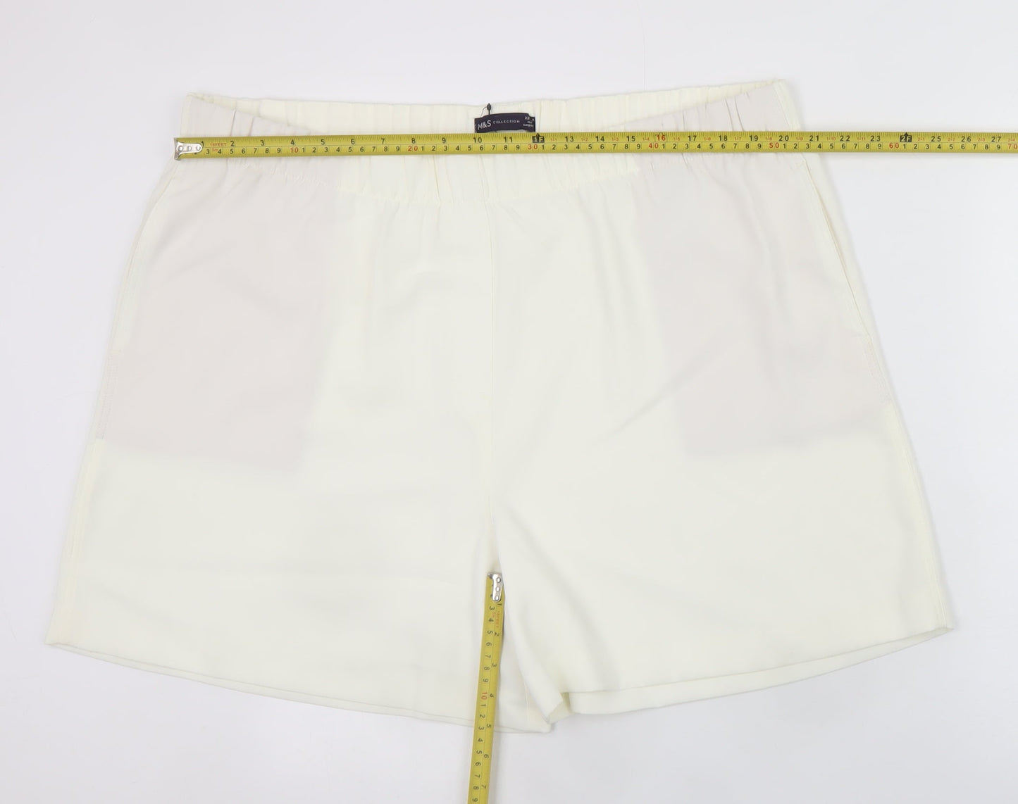 Womens UK Size 22 Marks and Spencer Regular Fit Chino Shorts