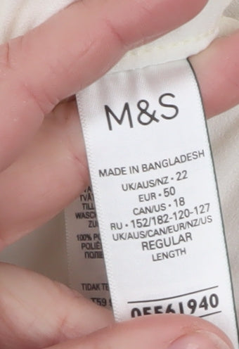 Womens UK Size 22 Marks and Spencer Regular Fit Chino Shorts