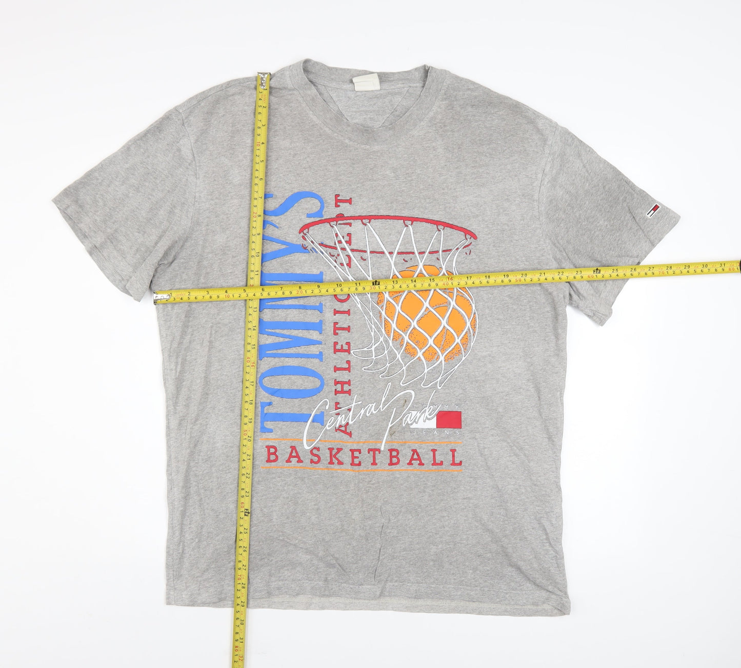 Mens UK Size XL Tommy Jeans Grey  T-Shirt