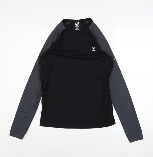 Dare 2B Womens Black Long Sleeve Polyester Active Top Size 14