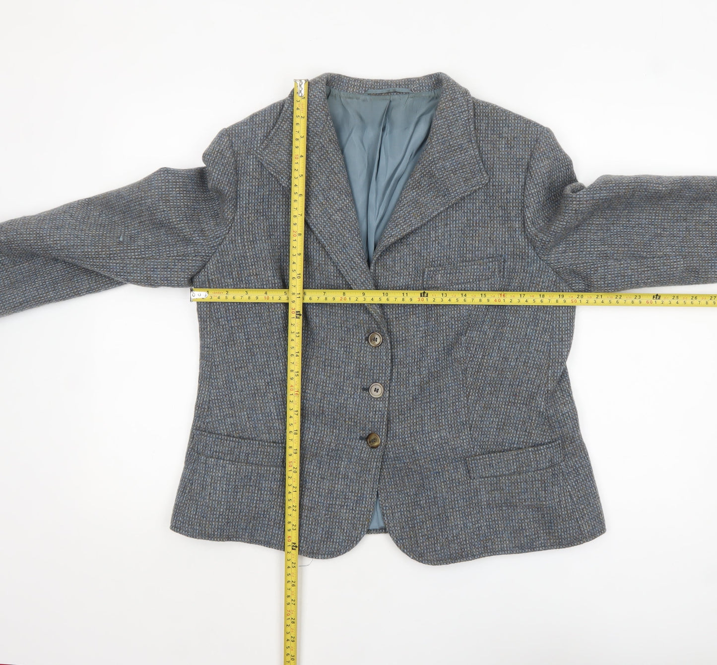 Womens UK Size 16 Felicitas Queisser Regular Blue Blazer