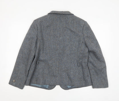 Womens UK Size 16 Felicitas Queisser Regular Blue Blazer