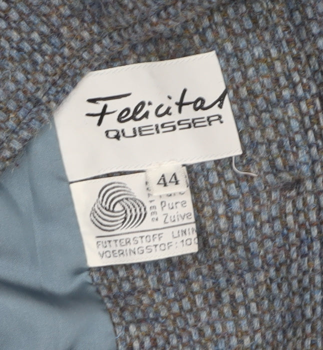 Womens UK Size 16 Felicitas Queisser Regular Blue Blazer
