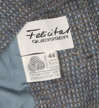Womens UK Size 16 Felicitas Queisser Regular Blue Blazer