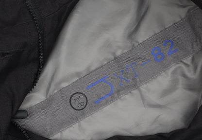 Next Women's Black Parka Coat Size 18 Mid-Length Lined Zip