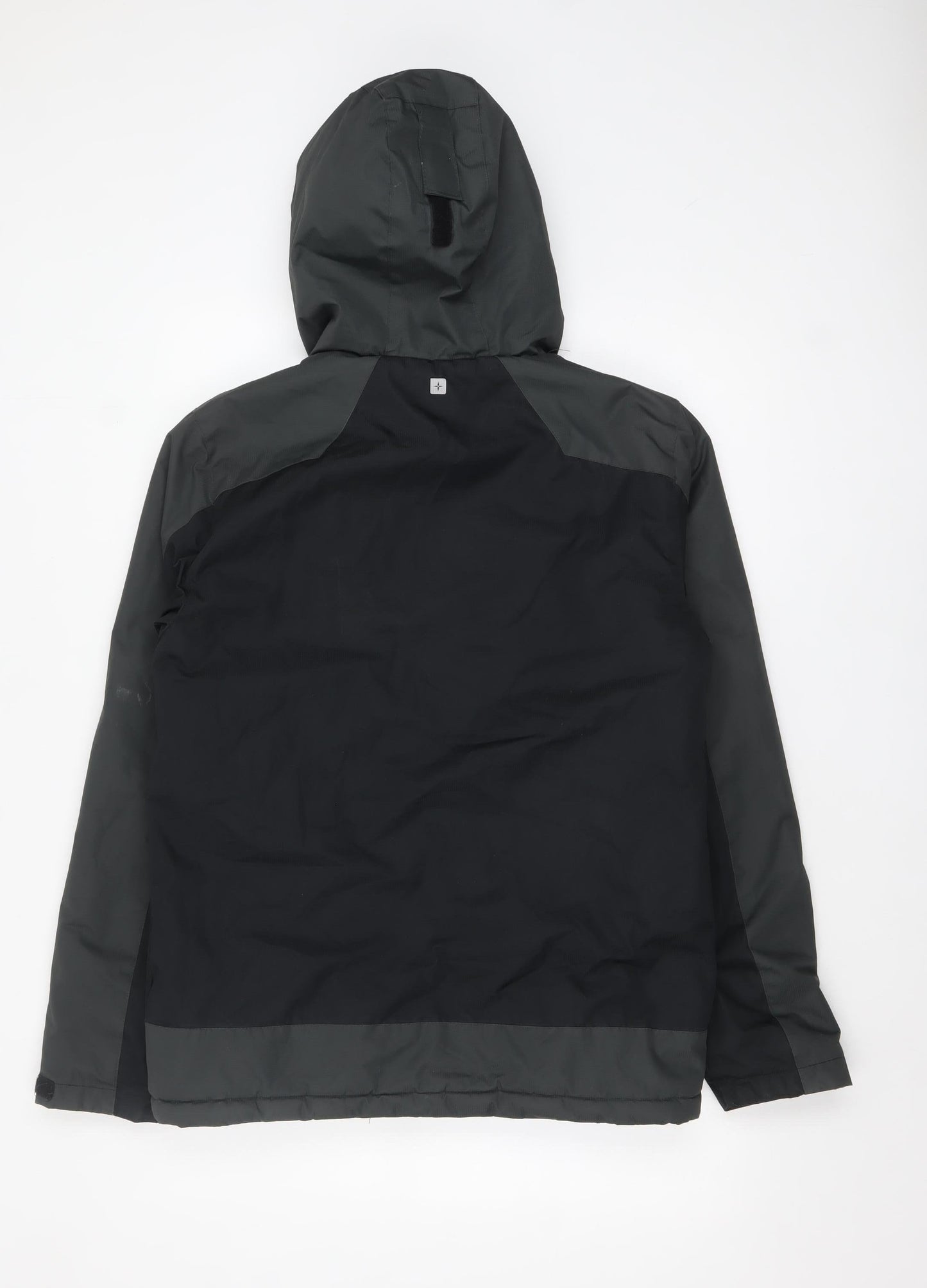 Mountain Warehouse Men's Black XS Hooded Water Resistant Parka Jacket