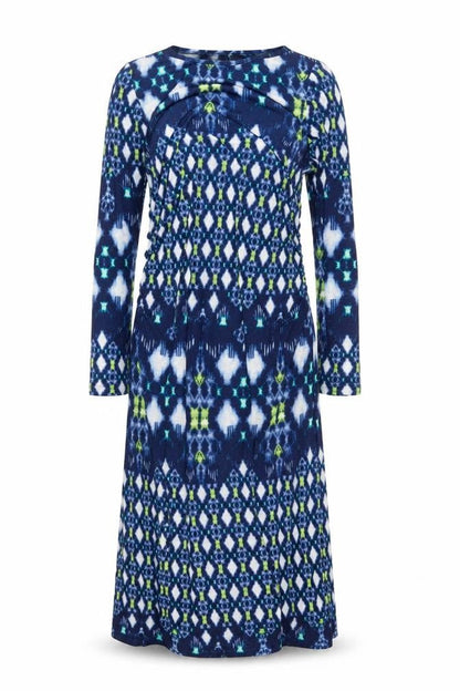 Marks and Spencer Women Blue Geometric Shift Dress Size 16