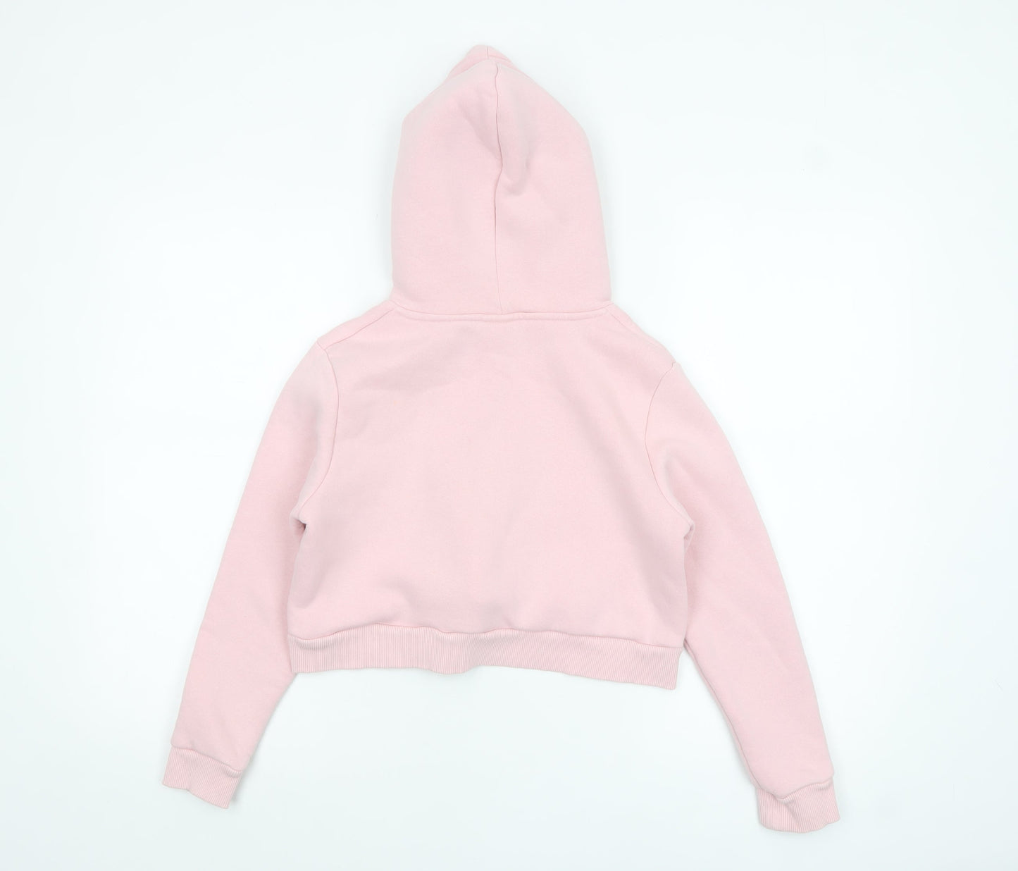 Hype Girls Pink Pullover Hoodie 11-12 Years Logo Fleece Sweatshirt