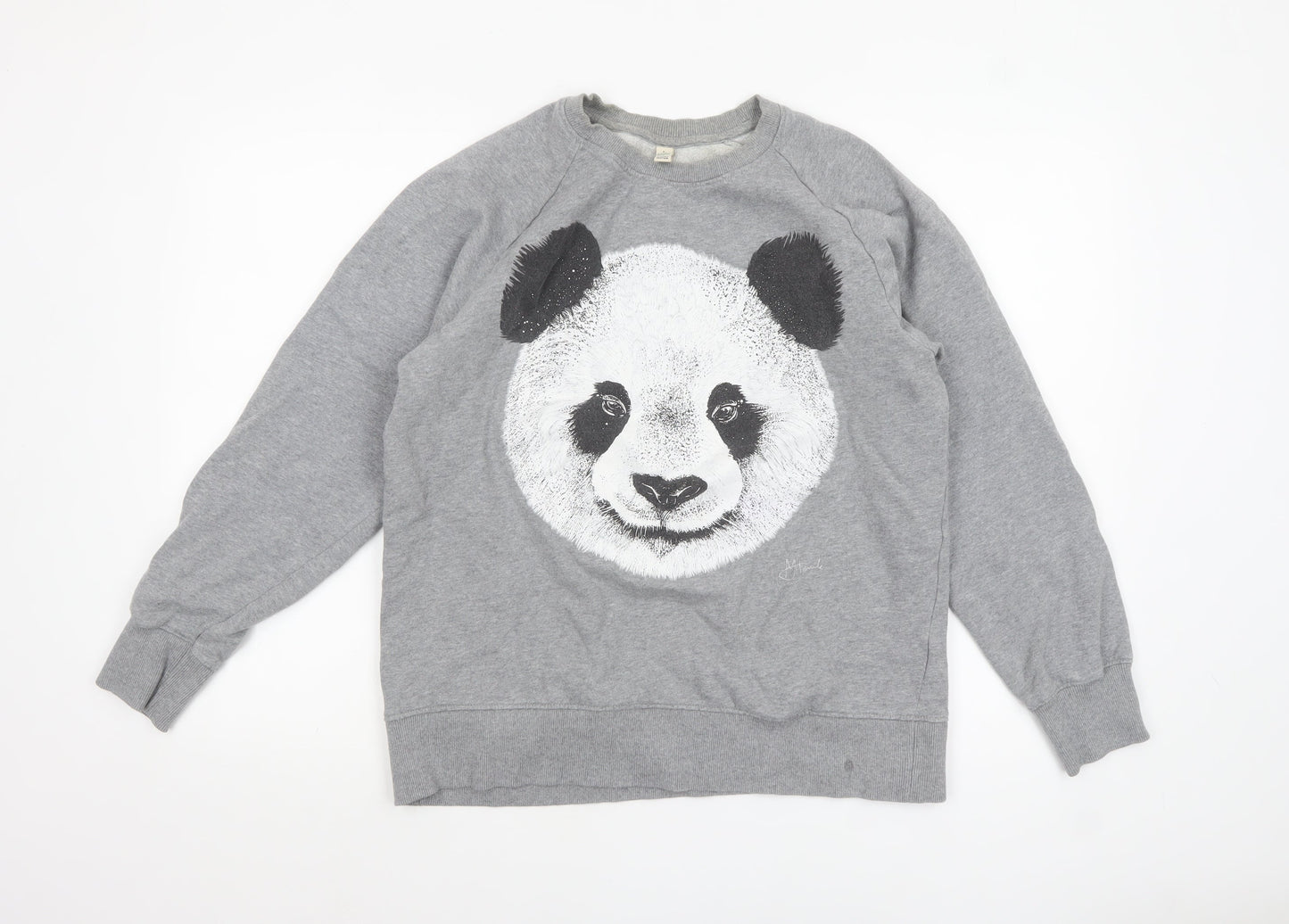 Womens UK Size L Earth Positive Grey Pullover Sweatshirt