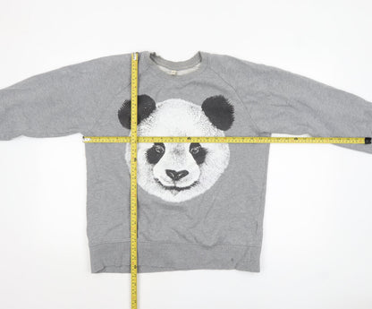 Womens UK Size L Earth Positive Grey Pullover Sweatshirt