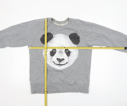 Womens UK Size L Earth Positive Grey Pullover Sweatshirt