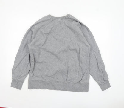 Womens UK Size L Earth Positive Grey Pullover Sweatshirt