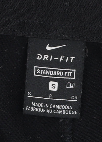 Nike Men's Black Dri-Fit Jogger Trousers Small Regular Fit