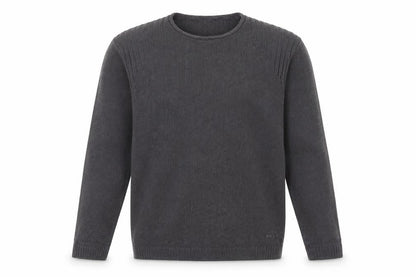 DKNY Men's Grey Cotton Crew Neck Pullover Jumper Size M