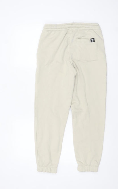 Boys UK Size 11-12 Years Marks and Spencer Regular Fit Jogger Beige Trousers