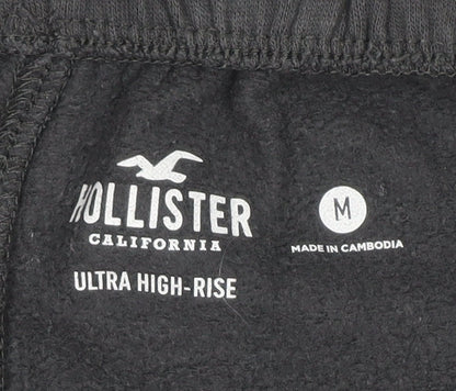 Hollister Men’s Black Jogger Sweatpants M Fleece Activewear Trousers