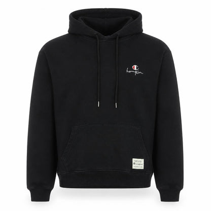 Mens UK Size XL Champion Black Pullover Hoodie