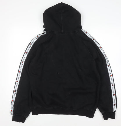 Mens UK Size XL Champion Black Pullover Hoodie