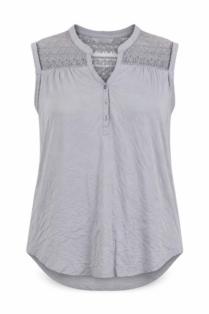 Womens UK Size 14 Marks and Spencer Grey Basic Blouse