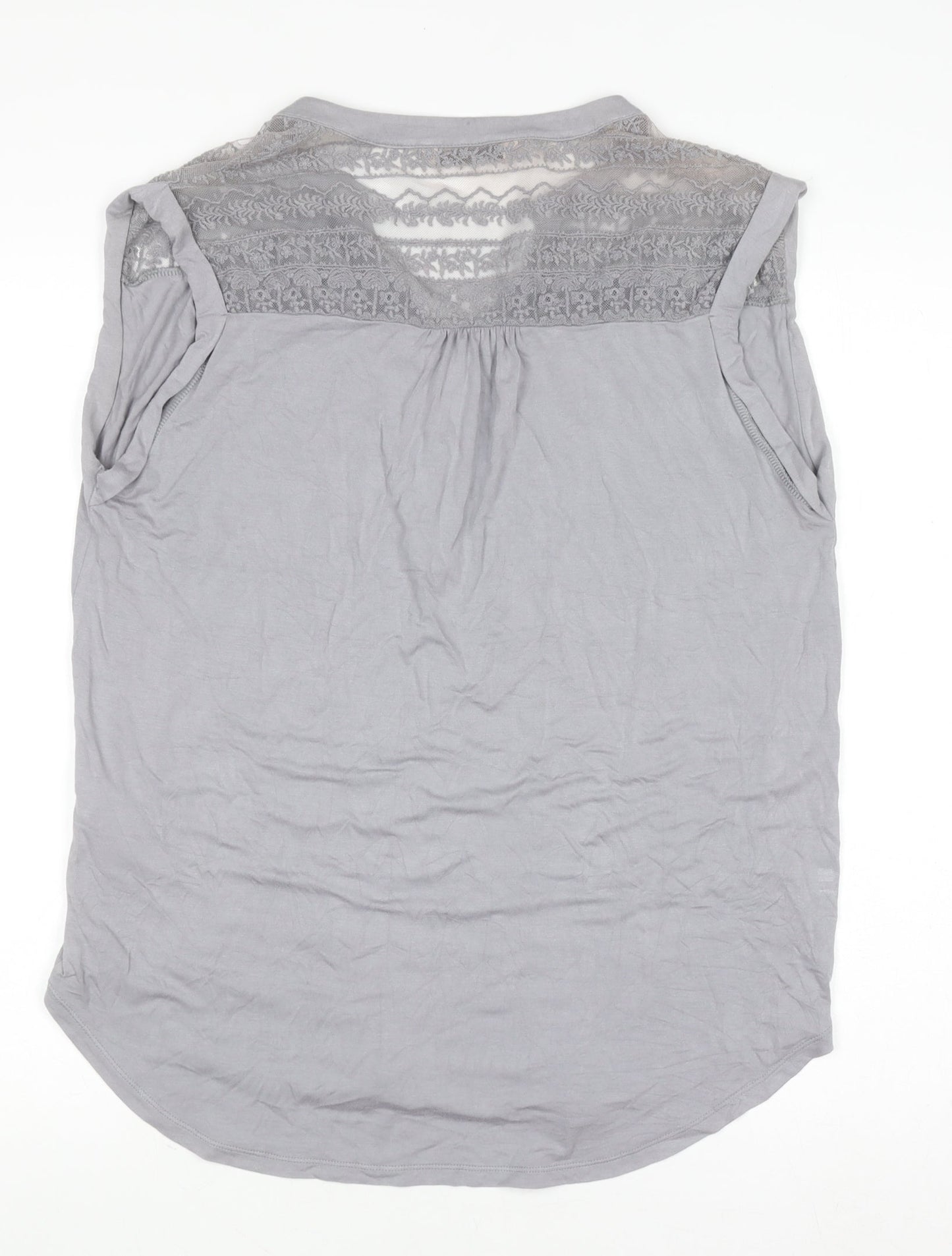 Womens UK Size 14 Marks and Spencer Grey Basic Blouse