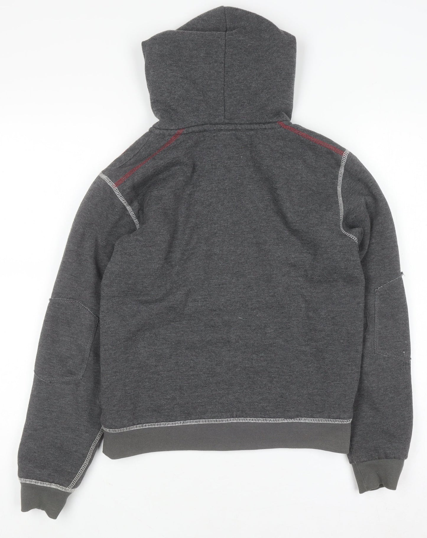 Boys UK Size 10-11 Years Lee Cooper Grey Full Zip Hoodie