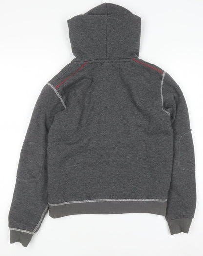 Boys UK Size 10-11 Years Lee Cooper Grey Full Zip Hoodie
