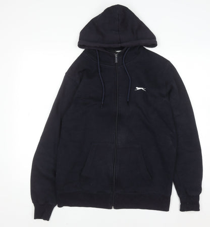 Mens UK Size M Slazenger Black Full Zip Hoodie