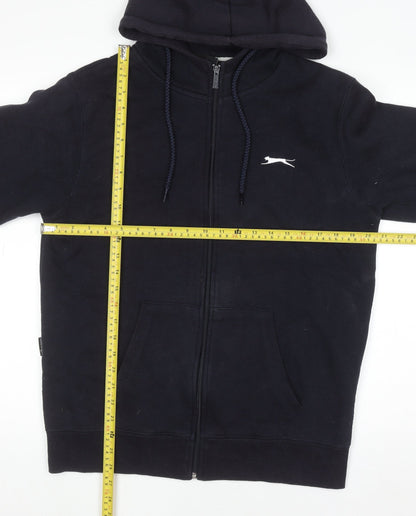 Mens UK Size M Slazenger Black Full Zip Hoodie