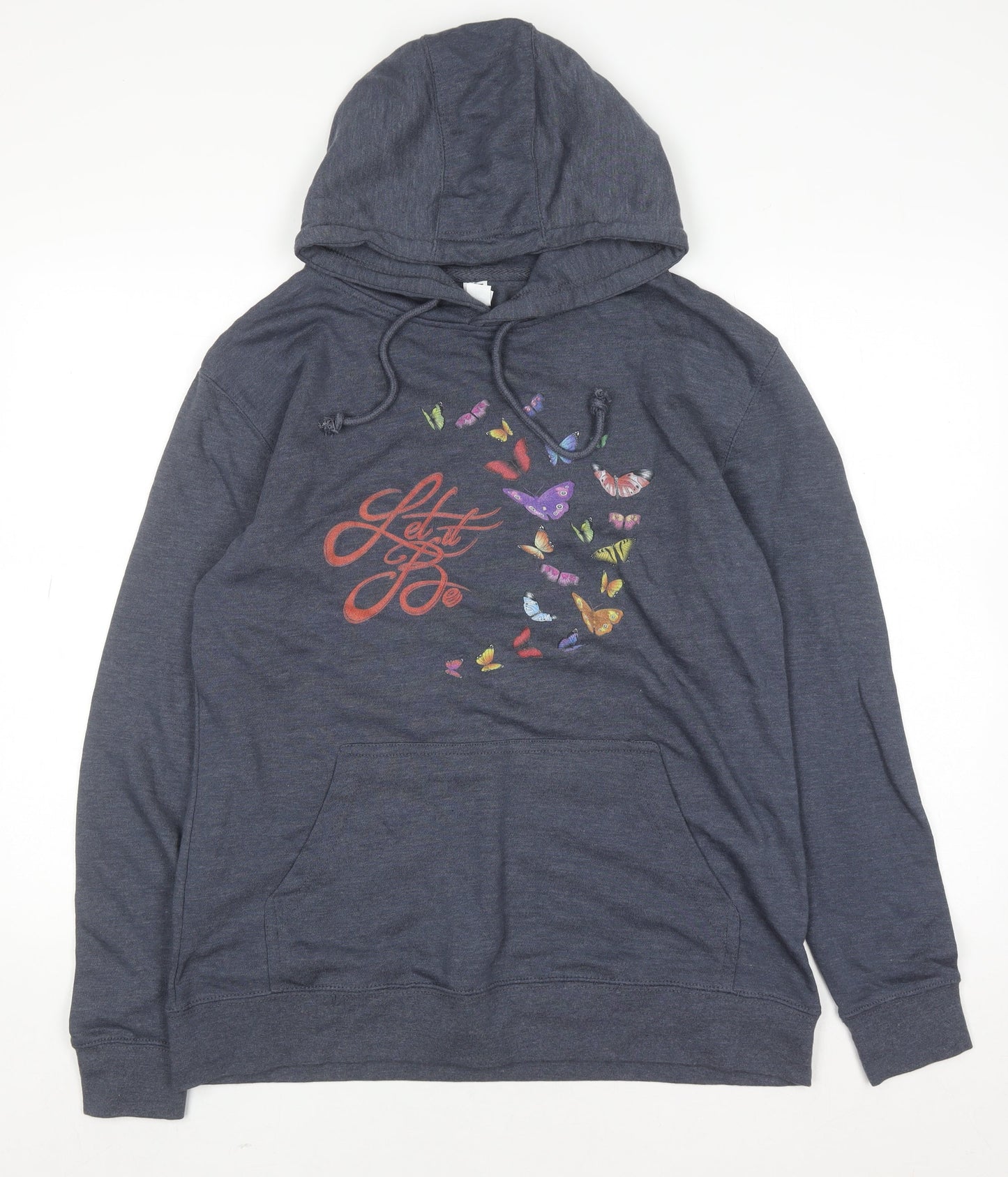 Womens UK Size 2XL Lane Seven Blue Pullover Hoodie