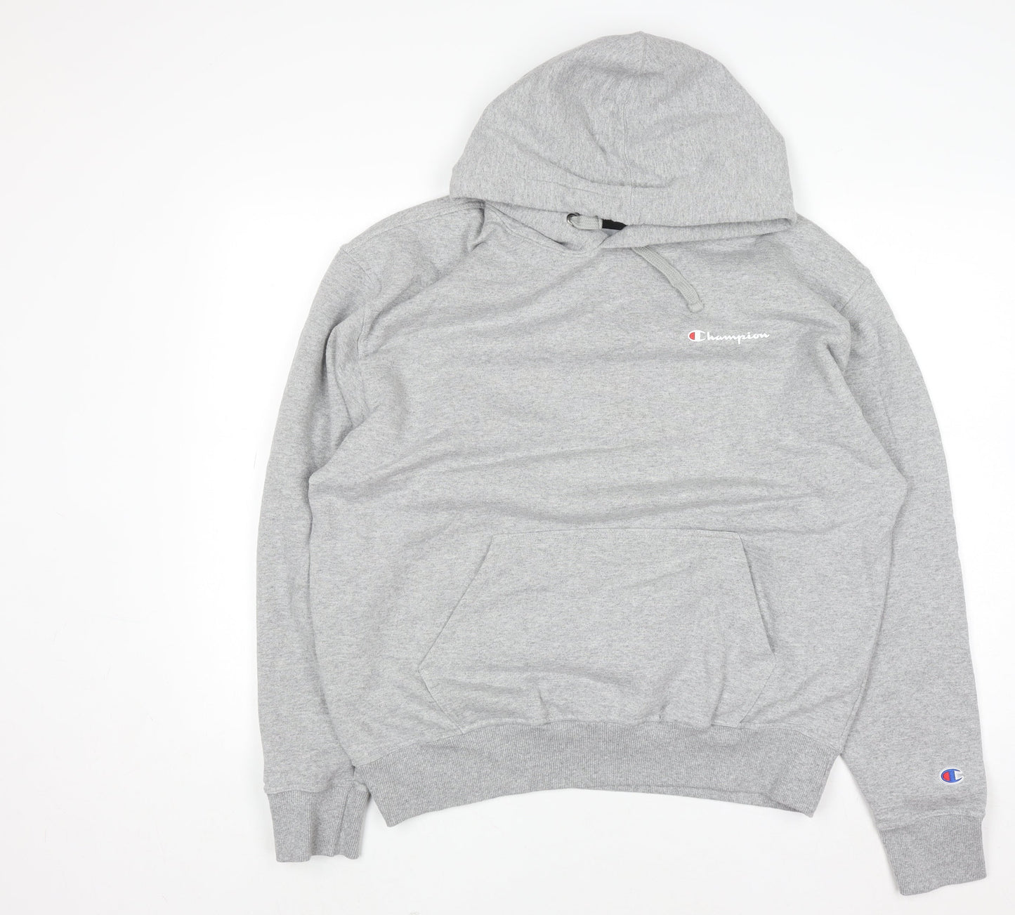Mens UK Size L Champion Grey Pullover Hoodie