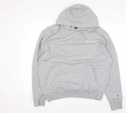 Mens UK Size L Champion Grey Pullover Hoodie