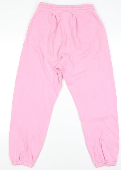 Champion Womens Pink Jogger Sweatpants S Cotton Blend