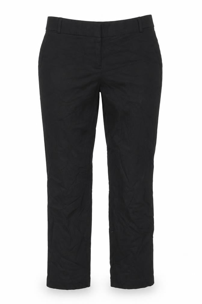 Womens UK Size 6R NEXT Slim Fit Dress Pants Black Trousers