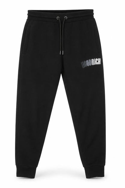 Mens UK Size S Hoodrich Regular Fit Jogger Black Trousers