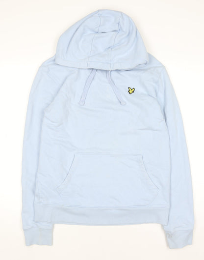 Mens UK Size M Lyle & Scott Blue Pullover Hoodie